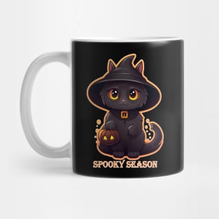 Spooky Season Halloween Kitty Cat Mug